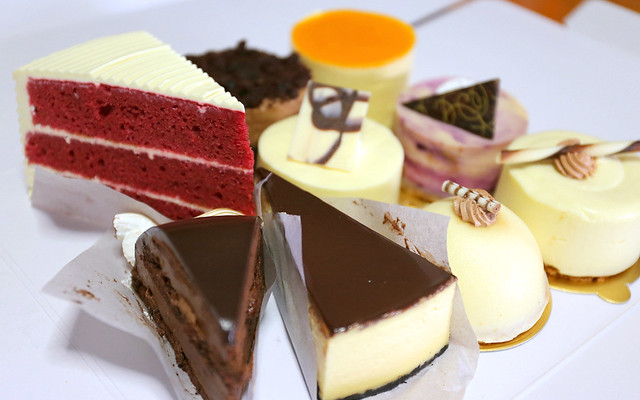 Dessert galore - love the red velvet cake