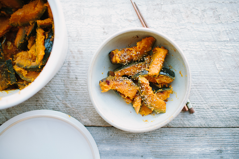 Sake-Steamed Kabocha Squash with Miso // the year in food