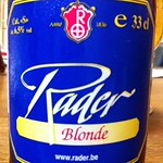 ベルギービール大好き！！ ラデル・ブロンド Rader Blonde