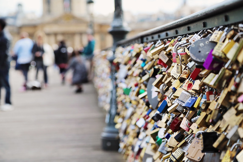 Locks on the Pont des Arts