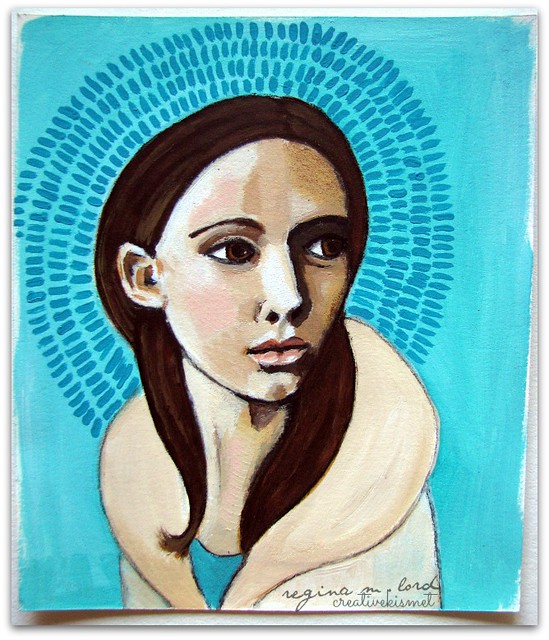 radiance - painted portrait