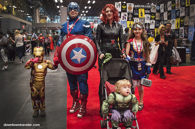 NY Comic Con Family Costume Avengers