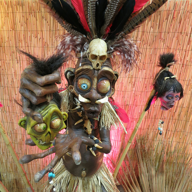 Witch Doctor with Shrunken Heads by The KreatureKid