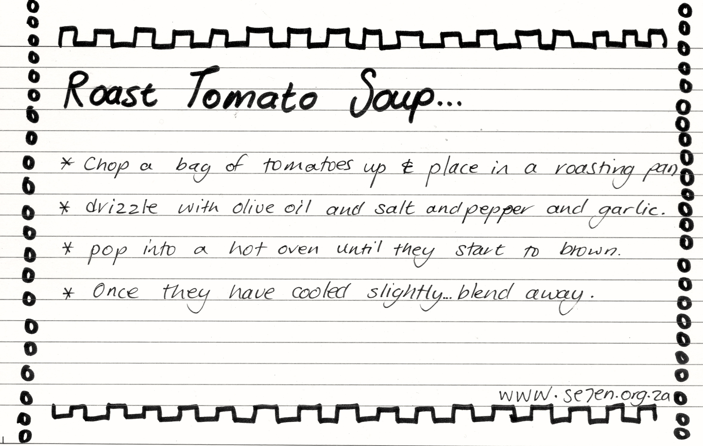 recipe card Roast Tomato