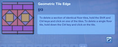 Geometric Tile Edge