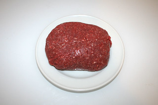 04 - Zutat Rinderhackfleisch / Ingredient beef ground meat