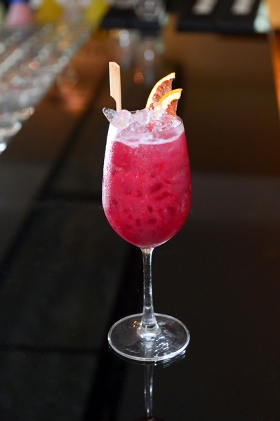 Sensual Cocktai (made with Häagen-Dazs Raspberry Sorbet)