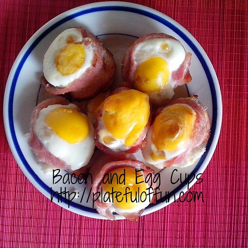 The bomb! Bacon and egg cups for breakfast.