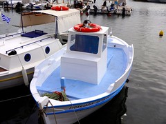 Blue boat, Zea Marina by Julie70