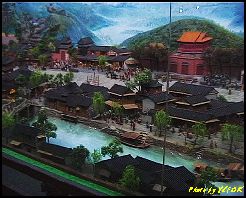 杭州 吳山天風景區 - 064 (城隍閣 內的南宋時期的杭州風情軟木立體畫))