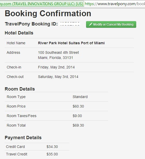 Travel Pony Miami Booking