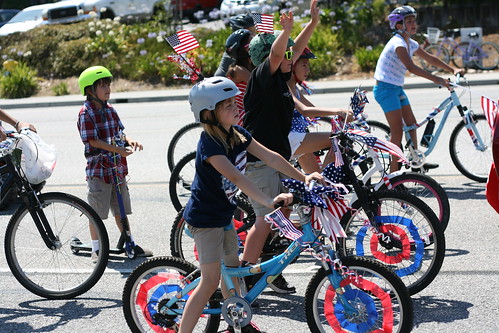 bikes on parade