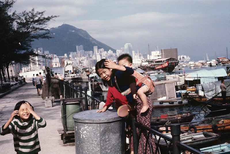  Old Hong Kong- Aberdeen waterfront in 1969 