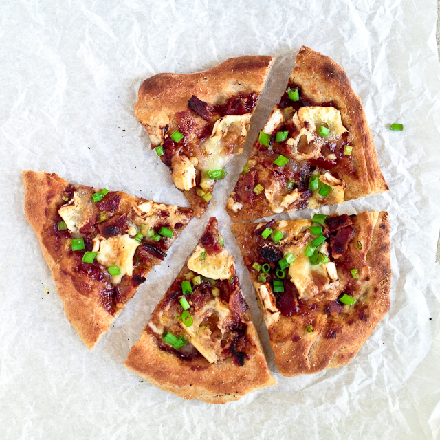 Bacon Brie and Barbecue Pizza