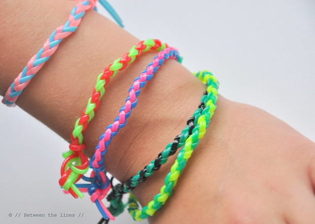 Four strand round braid bracelets