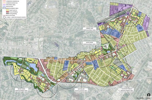 Augusta master planning map (courtesy of Augusta Sustainable Development Implementation Program)