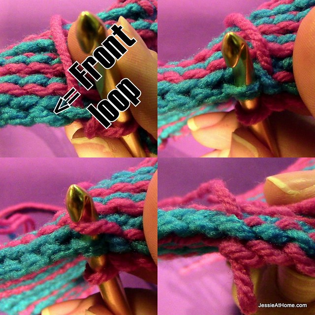 Slip-Stitch-Front-Loop-Only