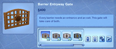Barrier Entryway Gate