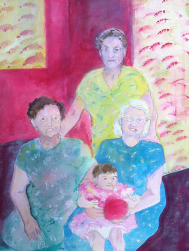 Three Grandmas and Me by randubnick