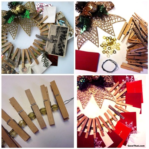 DIY Christmas Card Wreath & Advent Calendar