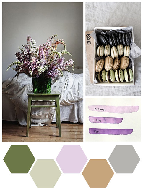 Color Me : Moss, Linen, and Lilac