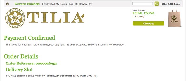 Tilia Christmas Delivery