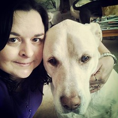 Morning selfie with my big guy #love #ilovemydogs #bigdog