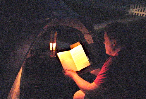 Tom Sawyer Read By Candle Lantern • Wyoming Backyard