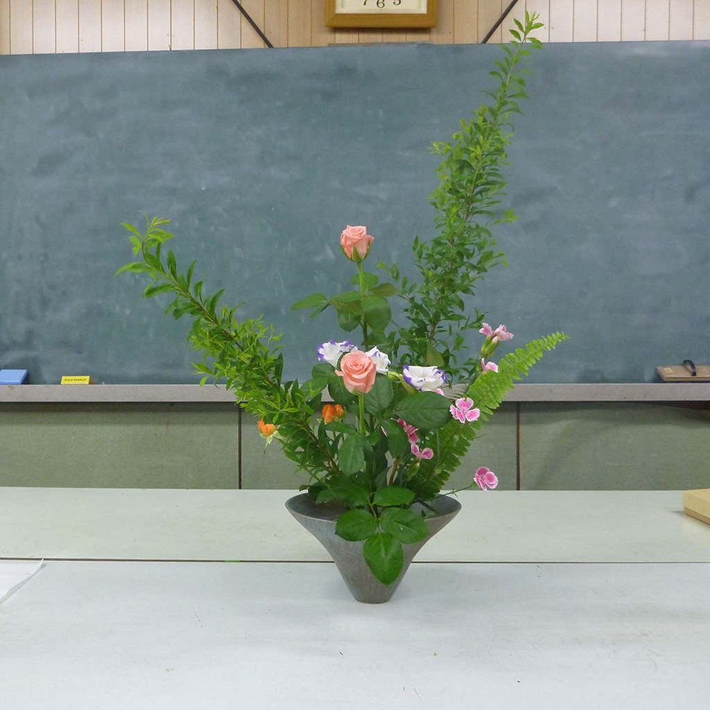 【盛花】ユキヤナギ、バラ、トルコキキョウ【2013_06_15】