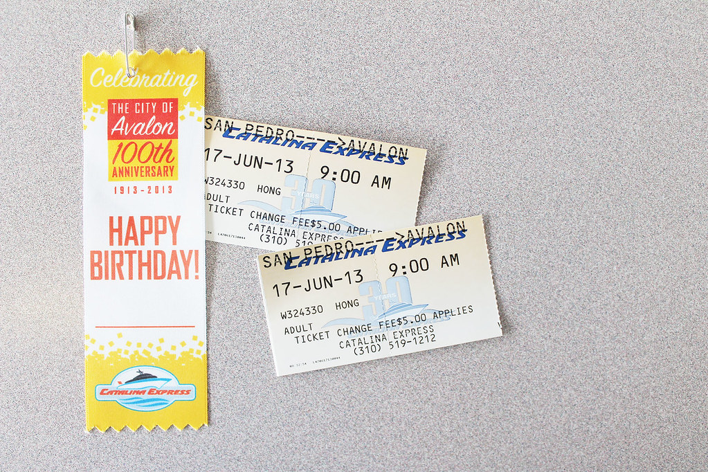 alex's birthday tickets to catalina island