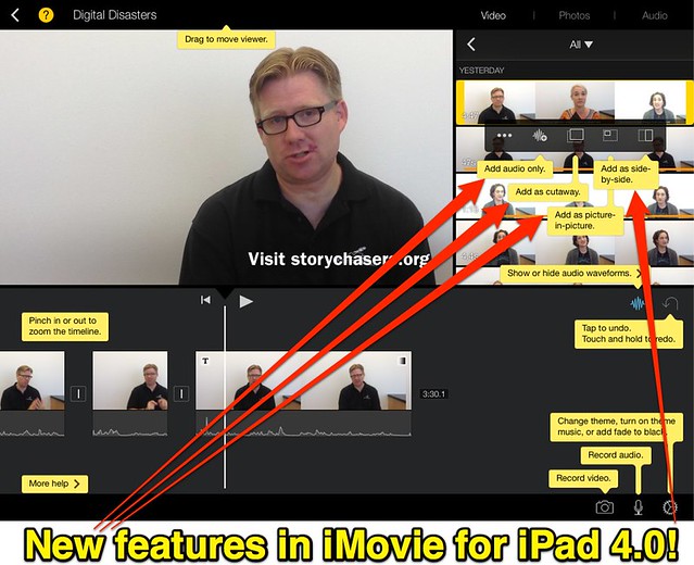 New features in iMovie for iPad 4.0