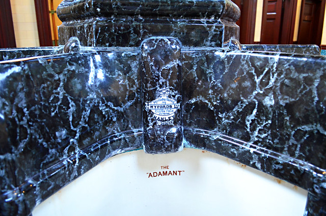 Urinal, Victorian Toilets, Rothesay, Isle of Bute, Scotland