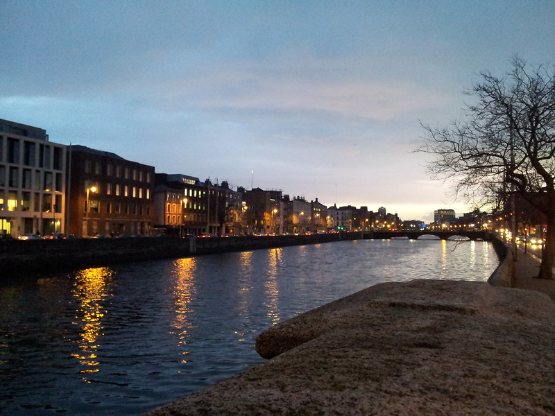 Dublin Sunrise over wood quay