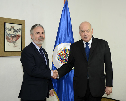 OAS Secretary General Meets with Foreign Minister of Brazil