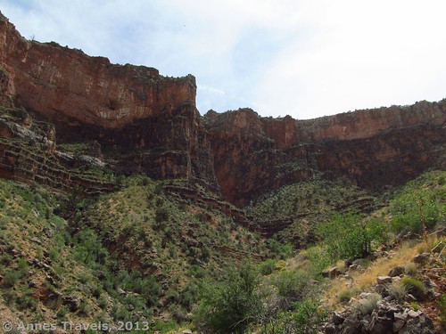 Hiking up the East Horseshoe Mesa Trail, Grand Canyon National Park, Arizona