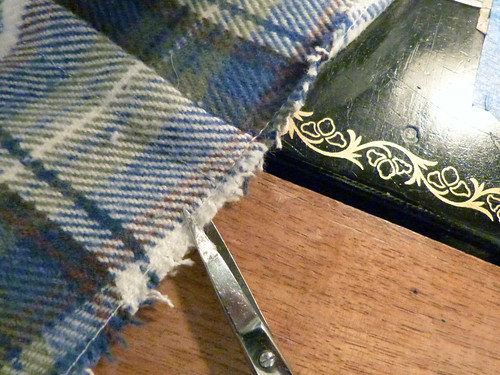 Clipping At The Side Curves, Before Second Hem Stitch