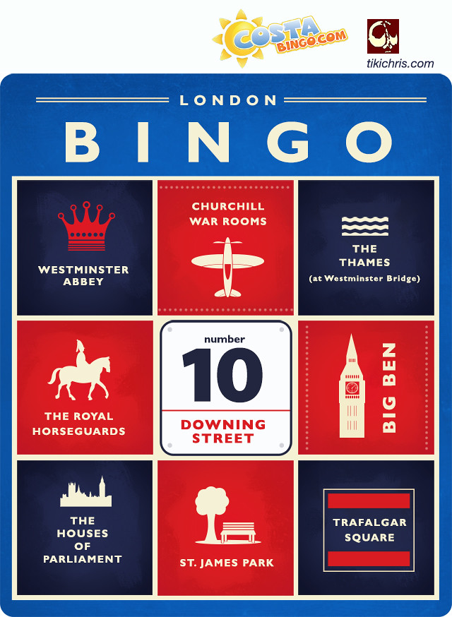 Play London Bingo with tikichris and Costa Bingo