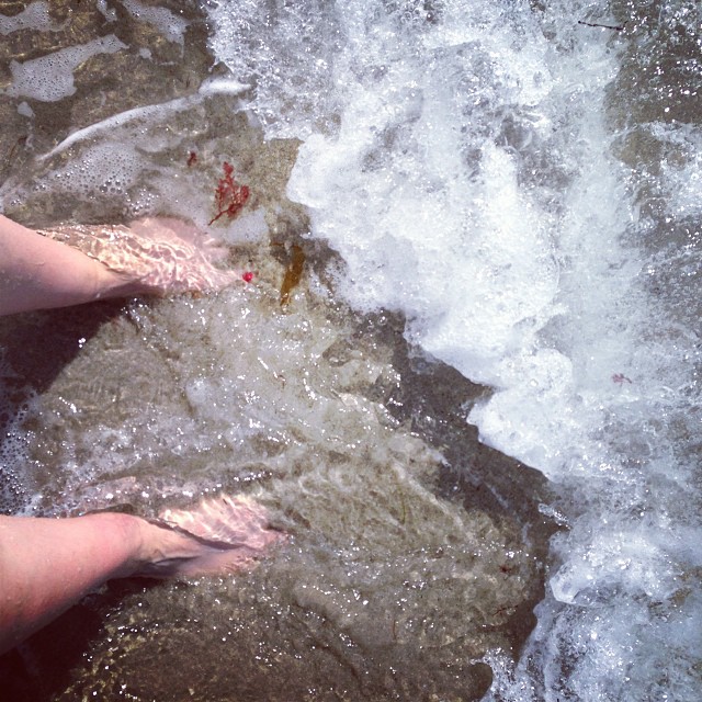Feet in the ocean, year 2. Check! #gomighty #mightylifelist