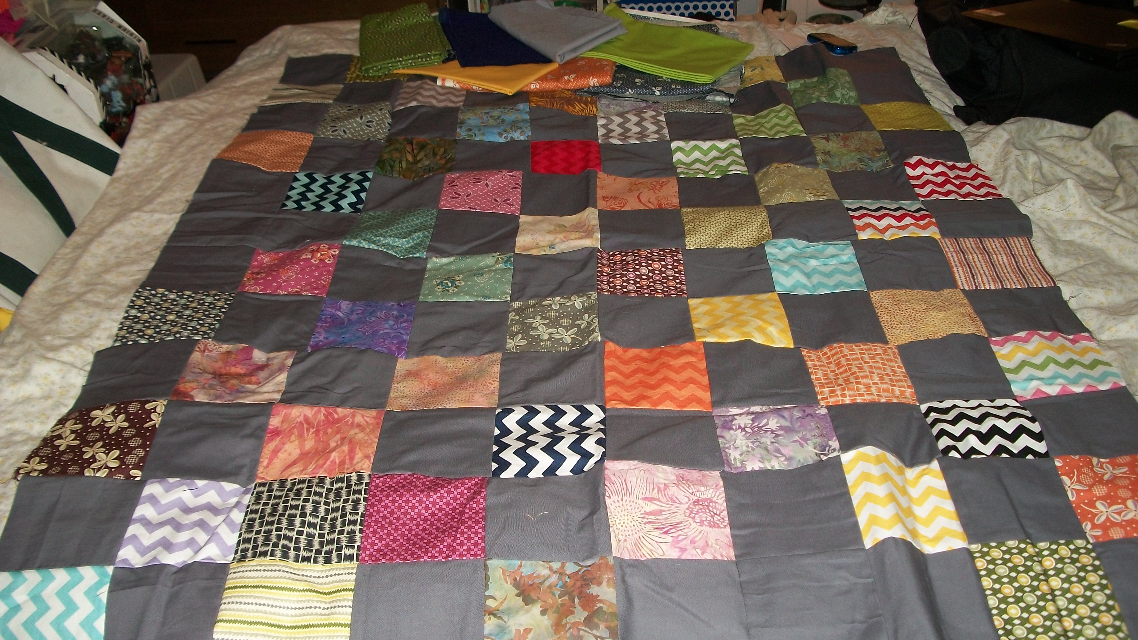 quilt.  before unsewing