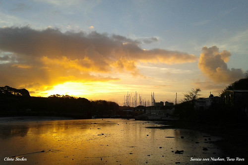 Sunrise over Newham, Truro River by www.stockerimages.blogspot.co.uk