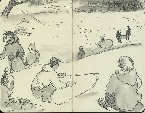 sledding at edgerton by Bricoleur's Daughter