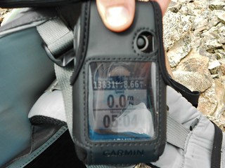 GPS at Summit of Cronin Peak
