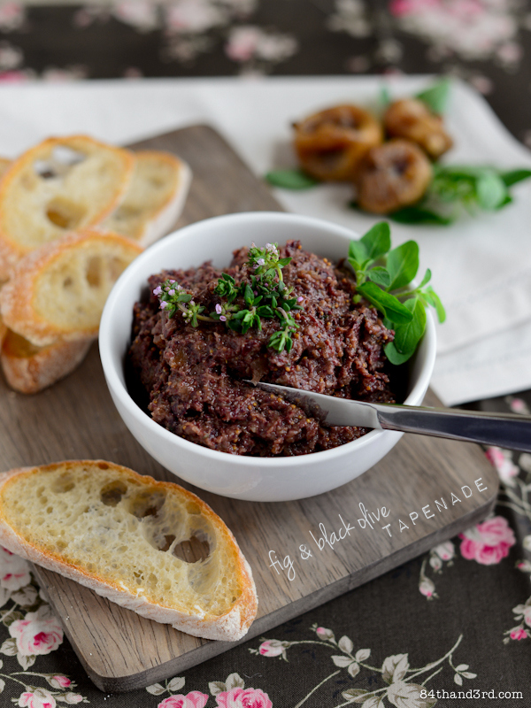 Fig and Black Olive Tapenade