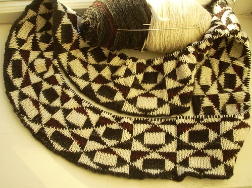 Double-knitted cowl by Asplund