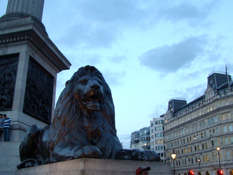 Trafalgar Square lion