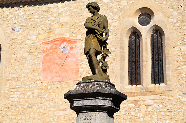 Church and statue,Saint-Michel-l’Observatoir, Provence