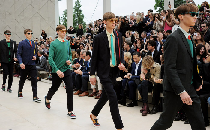 Burberry Menswear Spring/Summer 2014 - Front Row & Backstage