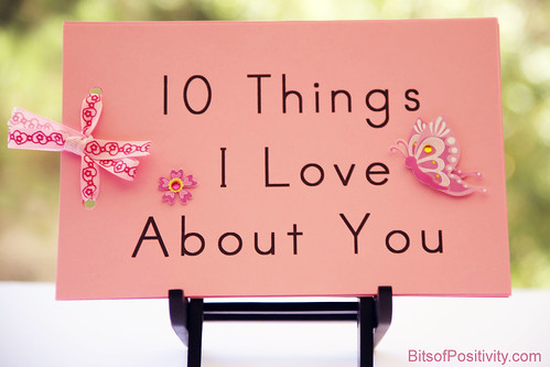 "10 Things I Love About You" Book