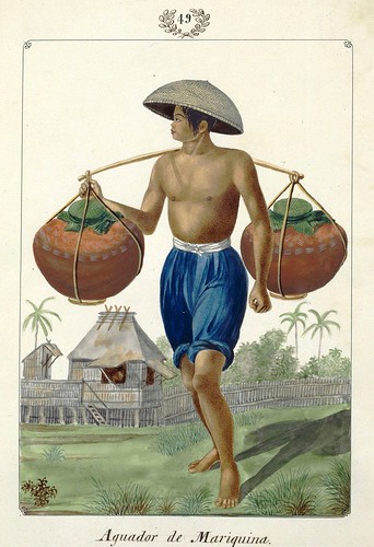 003-Aguador de Mariquina-Vistas de las Yslas Filipins y Trages…1847-J.H. Lozano- Biblioteca Digital Hispánica