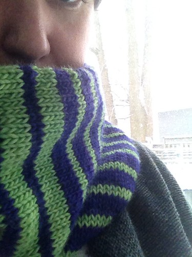 Stripes, actually by gradschoolknitter